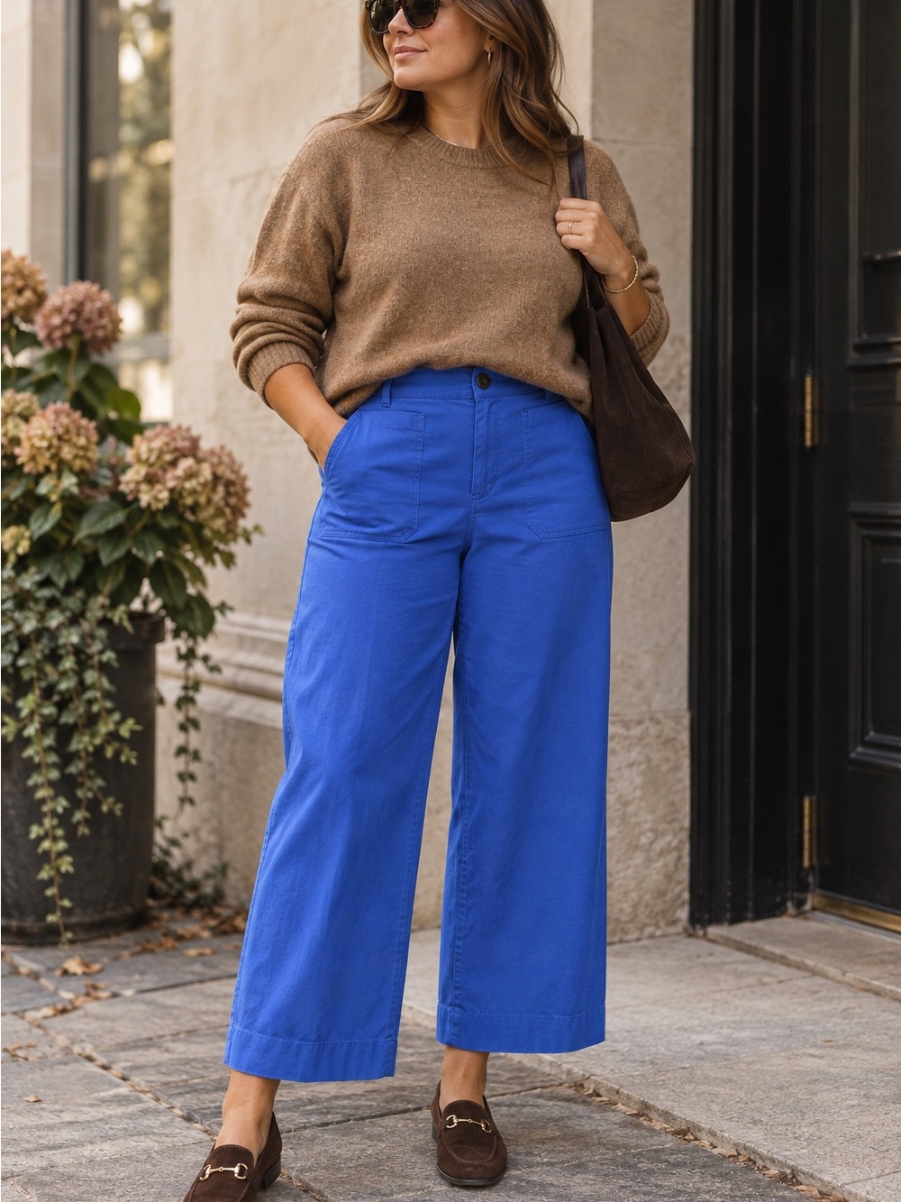 Anthropologie Maeve The Colette Linen Blend Wide Leg Pants – 31 petite